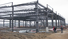 郴州資興鴻通物流園鋼結構廠房